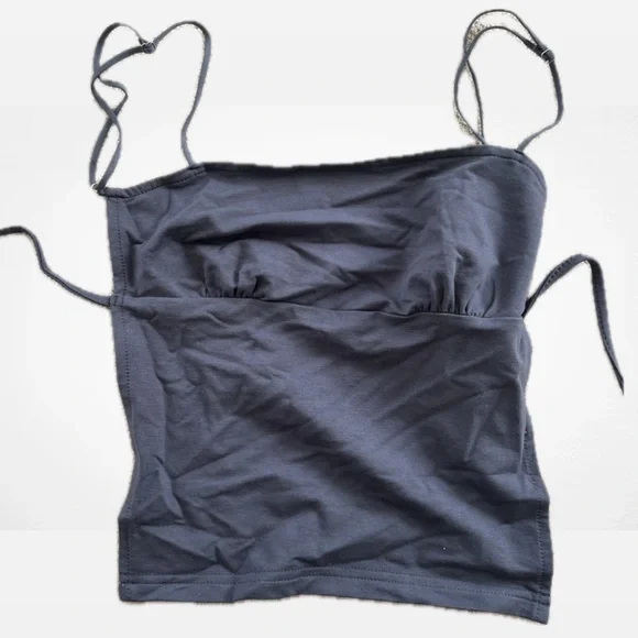 Women's Gray Spaghetti Strap Top - Picture 1 of 1